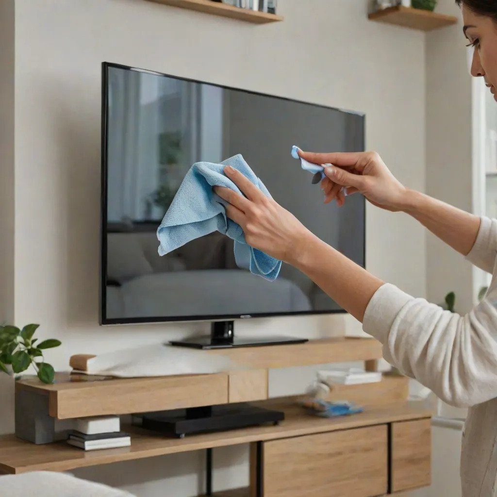 Czum umyć telewizor i na co uważać?